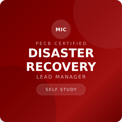 PECB Disaster Recovery Lead Manager