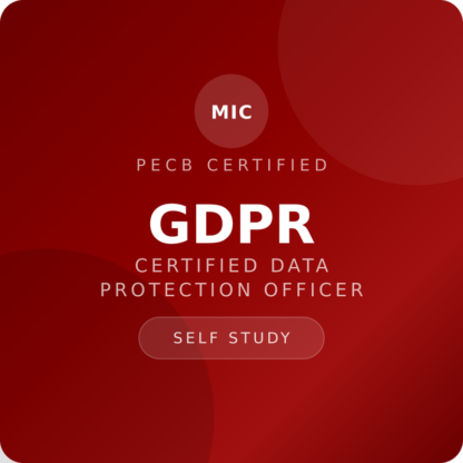 PECB GDPR Certified Data Protection Officer