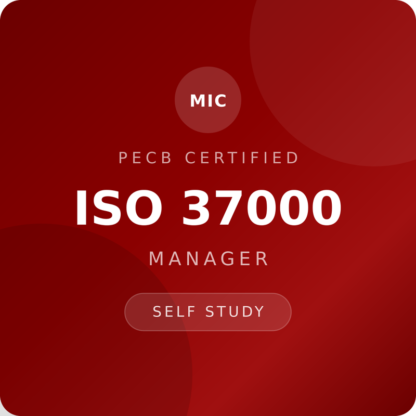 PECB ISO 37000 Corporate Governance Lead Manager