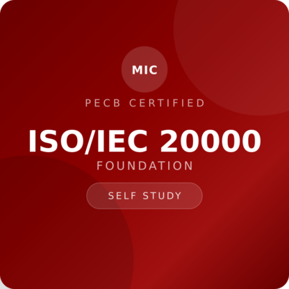 PECB ISO/IEC 20000 Foundation