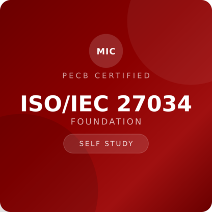 PECB ISO/IEC 27034 Foundation