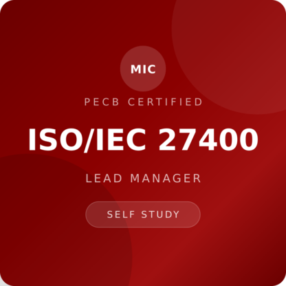 PECB ISO/IEC 27400 Lead Manager