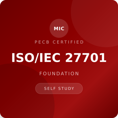 PECB ISO/IEC 27701 Foundation