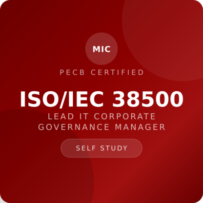 PECB ISO/IEC 38500 Lead IT Corporate Governance Manager