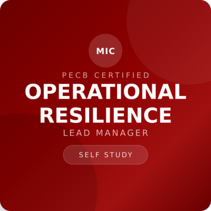 PECB Operational Resilience Lead Manager