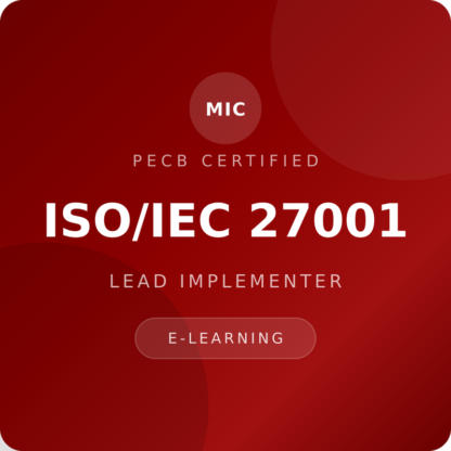 PECB ISO/IEC 27001 Lead Implementer eLearning