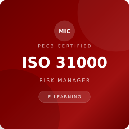 PECB ISO 31000 Risk Manager eLearning