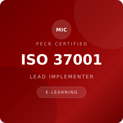 PECB ISO 37001 Lead Implementer eLearning