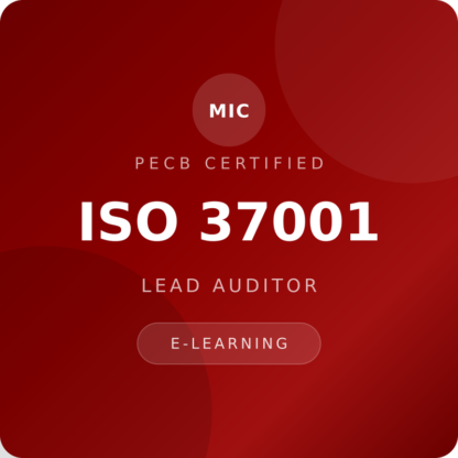 PECB ISO 37001 Lead Auditor eLearning