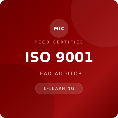 PECB ISO 9001 Lead Auditor eLearning