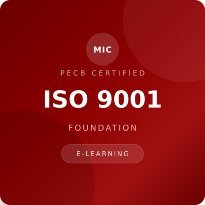 PECB ISO 9001 Foundation eLearning